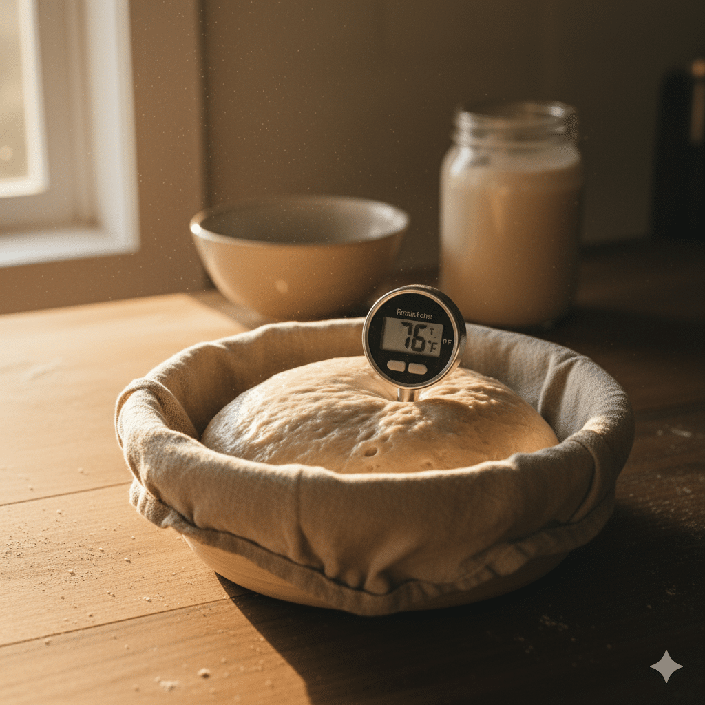 Home 6 Sourdough temperature testing